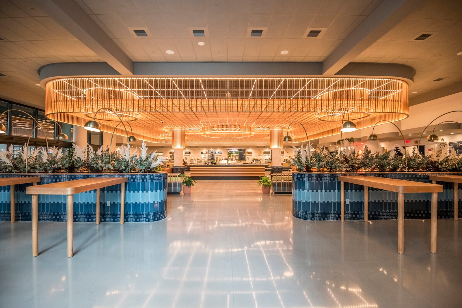 Hospitality setting with TOOU furniture, image 2