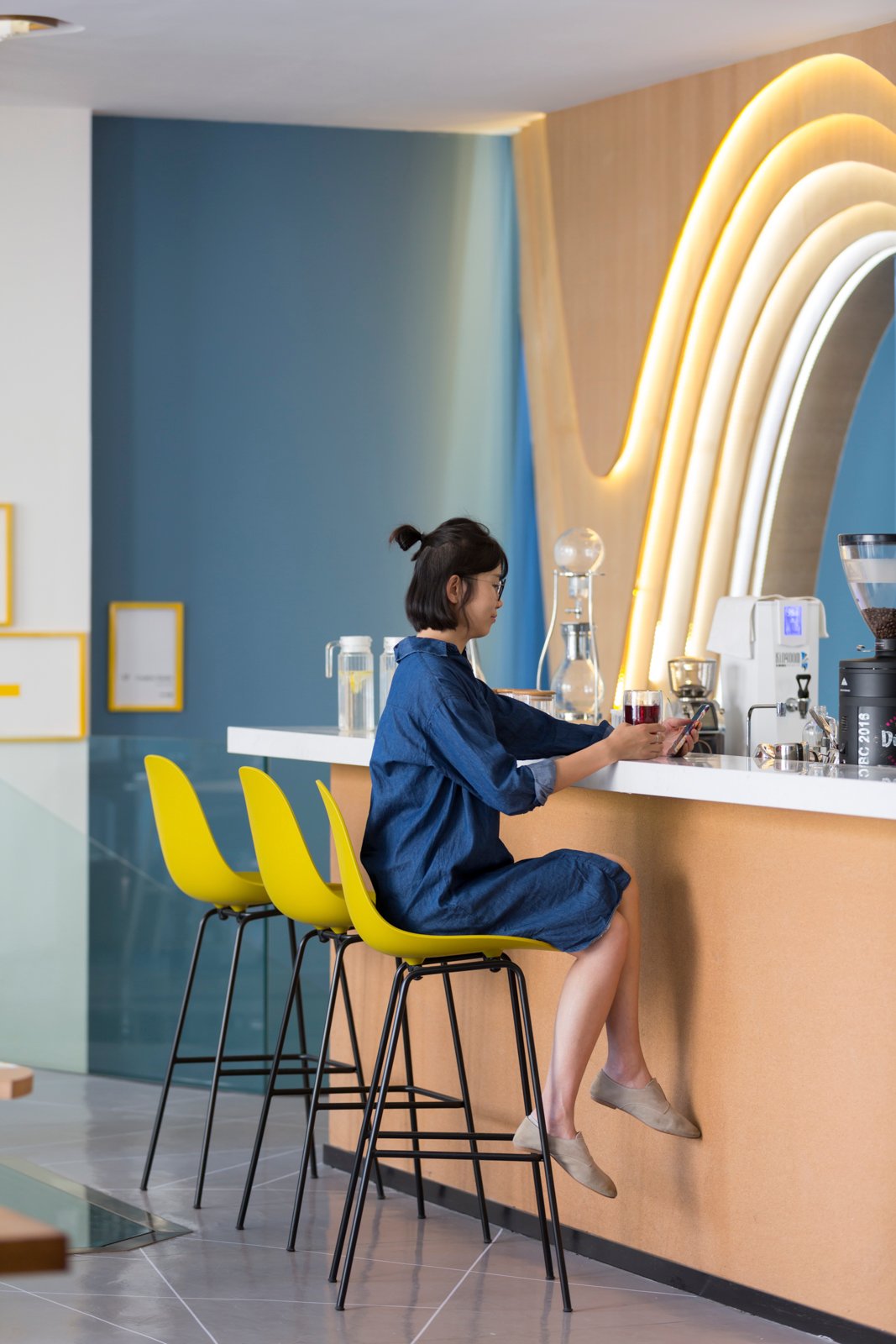 Hospitality setting with TOOU furniture, image 2