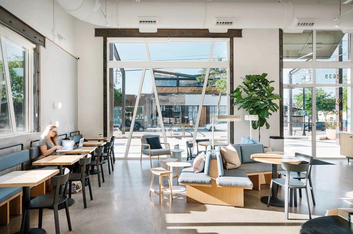 Hospitality setting with TOOU furniture, image 2