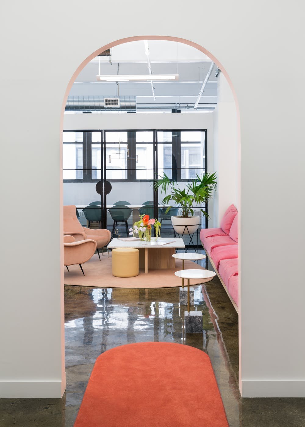 Workspace setting with TOOU furniture, image 3