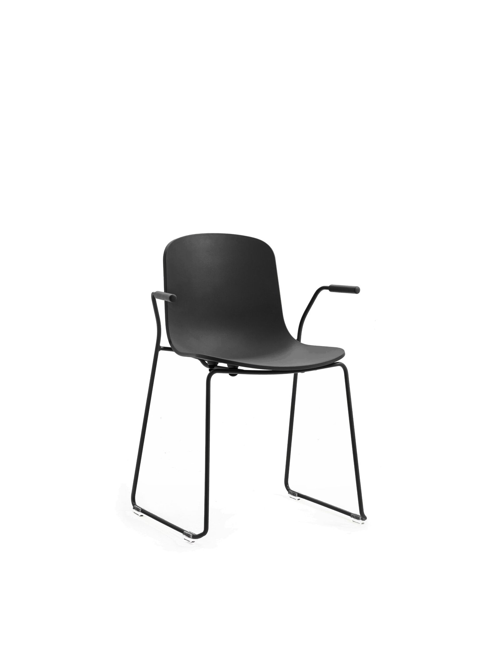 Holi Armchair - Sled Base - Closed Shell — Toou Design