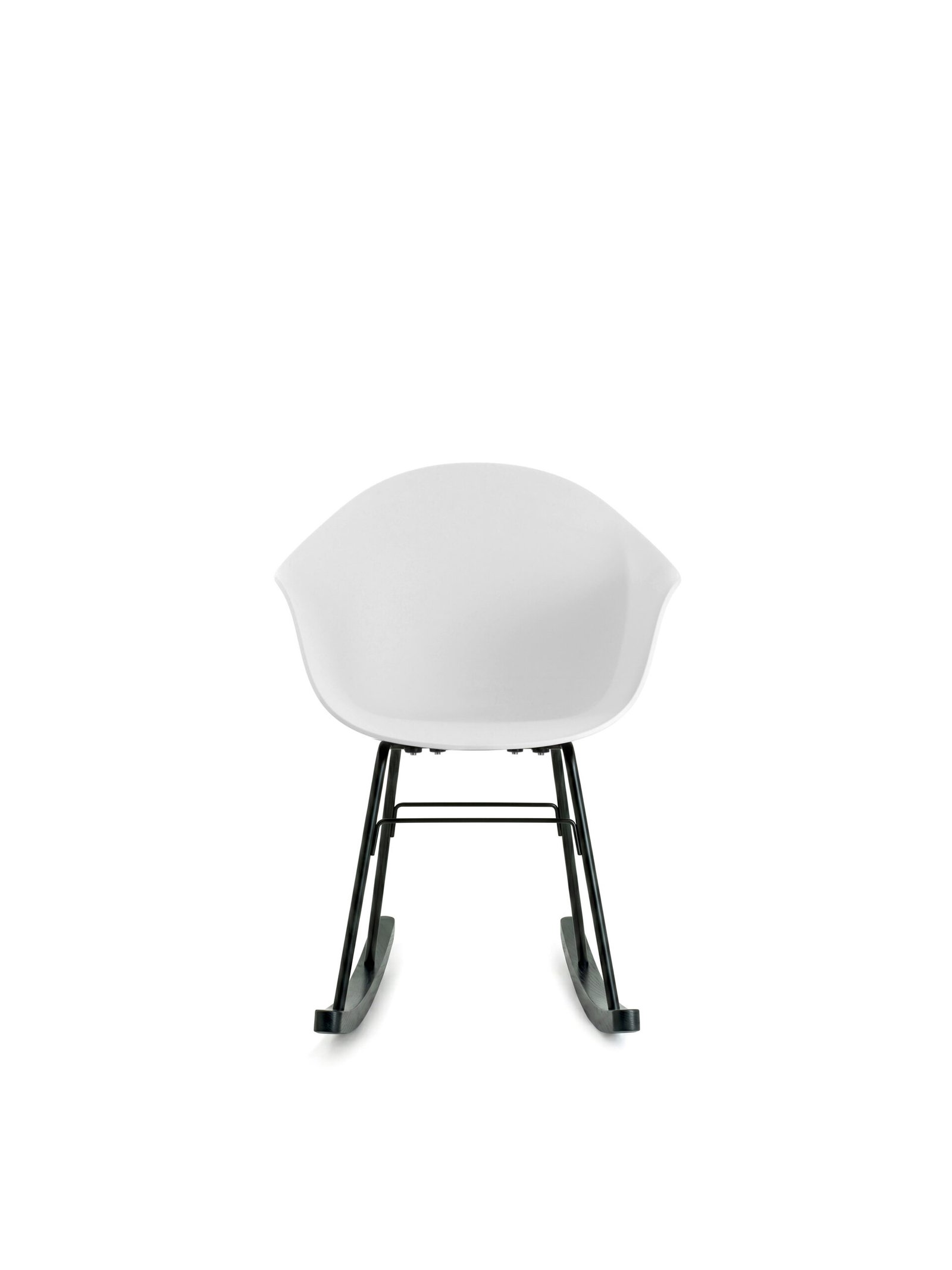 TA Rocking Chair Black Metal&Wood Base