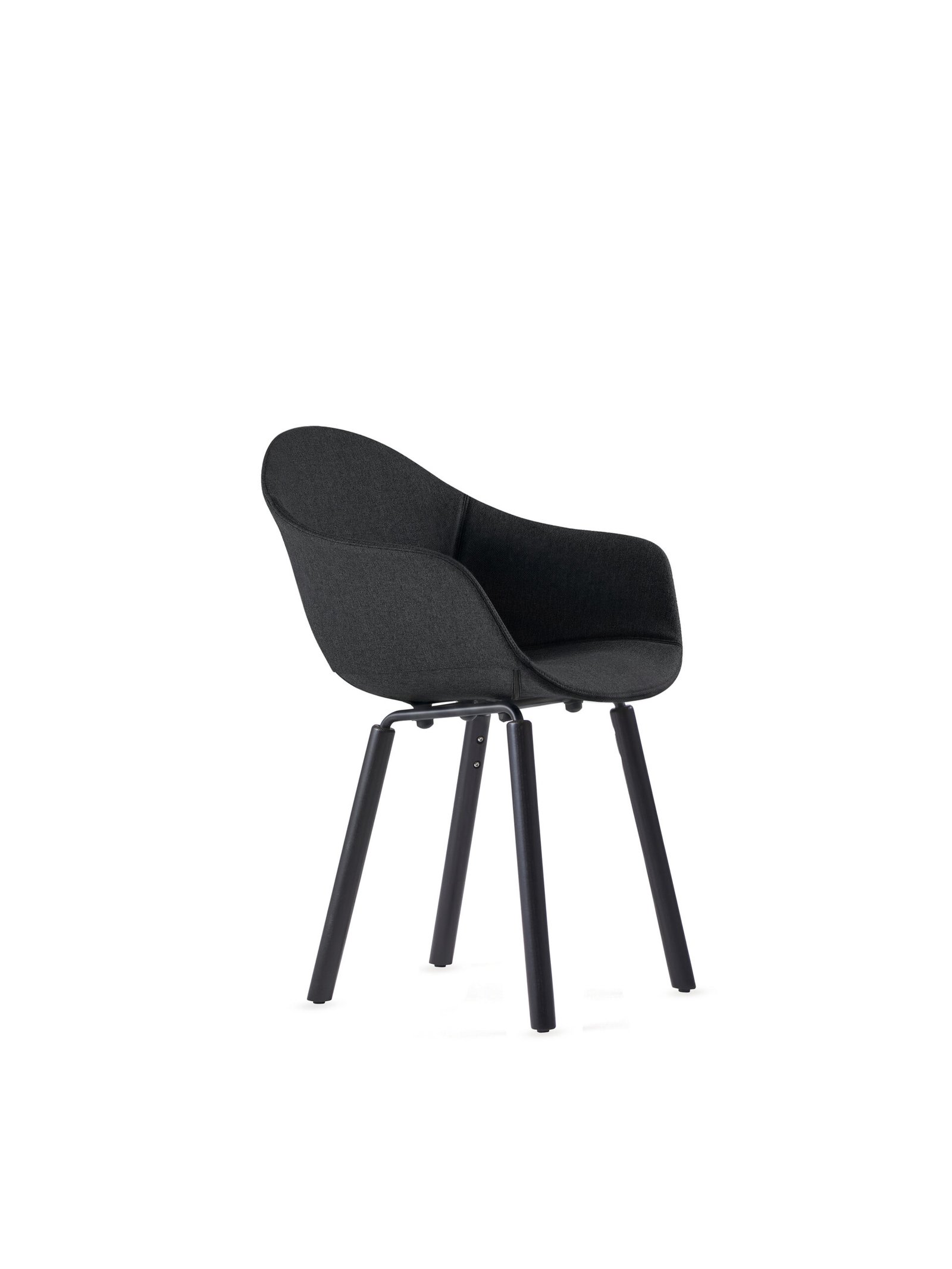 TA Upholstered Armchair / YI Base — Toou Design